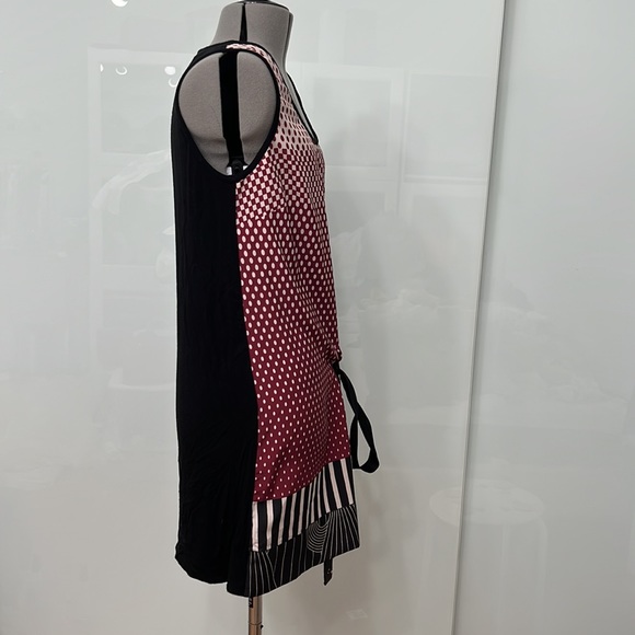 Pianuastudio sleeveless long top Made in Italy - Picture 3 of 8